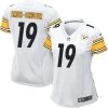 Fan Gear Nation Women's Pittsburgh Steelers JuJu Smith-Schuster Game Jersey White