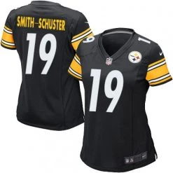 Fan Gear Nation Women's Pittsburgh Steelers JuJu Smith-Schuster Game Jersey Black