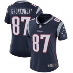 Fan Gear Nation Women's New England Patriots Rob Gronkowski Limited Player Jersey Navy Blue