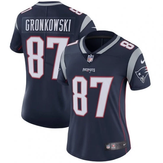 Fan Gear Nation Women's New England Patriots Rob Gronkowski Limited Player Jersey Navy Blue 3 Fan Gear Nation Women's New England Patriots Rob Gronkowski Limited Player Jersey Navy Blue