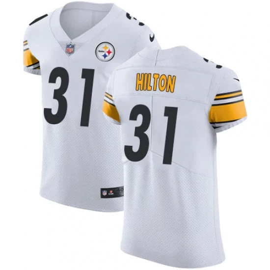 Fan Gear Nation Men's Pittsburgh Steelers Mike Hilton Elite Player Jersey White 3 Fan Gear Nation Men's Pittsburgh Steelers Mike Hilton Elite Player Jersey White