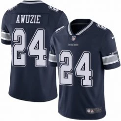 Fan Gear Nation Men's Dallas Cowboys Chidobe Awuzie Team Limited Player Jersey Navy Blue