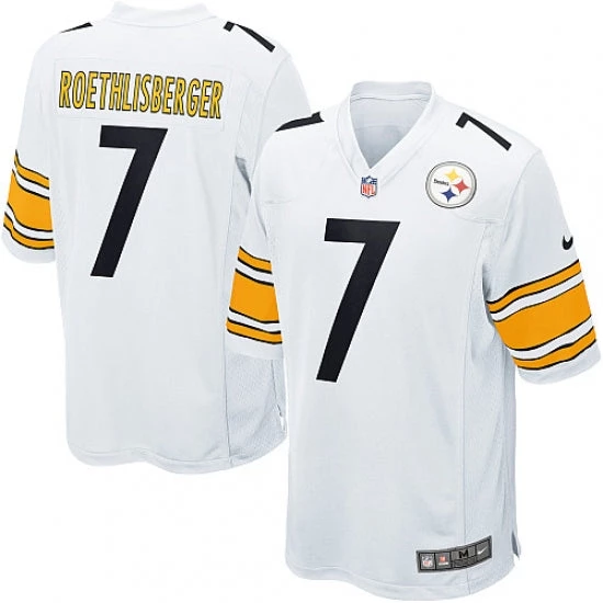 Fan Gear Nation Men's Pittsburgh Steelers Ben Roethlisberger Game Jersey White 3 Fan Gear Nation Men's Pittsburgh Steelers Ben Roethlisberger Game Jersey White