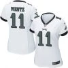 Fan Gear Nation Women's Philadelphia Eagles Carson Wentz Game Jersey White