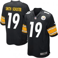 Fan Gear Nation Men's Pittsburgh Steelers JuJu Smith-Schuster Game Jersey Black