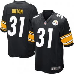 Fan Gear Nation Men's Pittsburgh Steelers Mike Hilton Game Jersey Black