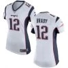 Fan Gear Nation Women's New England Patriots Tom Brady Game Jersey White