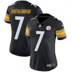 Fan Gear Nation Women's Pittsburgh Steelers Ben Roethlisberger Limited Player Jersey Black