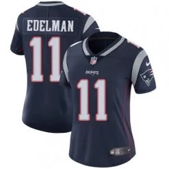 Fan Gear Nation Women's New England Patriots Julian Edelman Limited Player Jersey Navy Blue