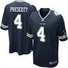Fan Gear Nation Men's Dallas Cowboys Dak Prescott Game Jersey Navy Blue 2 Fan Gear Nation Men's Dallas Cowboys Dak Prescott Game Jersey Navy Blue