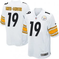 Fan Gear Nation Men's Pittsburgh Steelers JuJu Smith-Schuster Game Jersey White