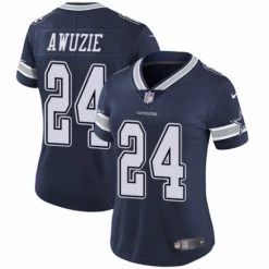 Fan Gear Nation Women's Dallas Cowboys Chidobe Awuzie Limited Player Jersey Navy Blue