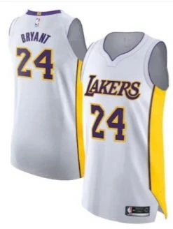 Fan Gear Nation Men's Los Angeles Lakers Kobe Bryant #24 Classic Jersey White
