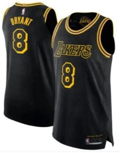 Fan Gear Nation Men's Los Angeles Lakers Kobe Bryant #8 Classic Jersey Black