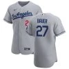 Fan Gear Nation Men's Los Angeles Dodgers Trevor Bauer Replica Jersey Gray