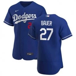 Fan Gear Nation Men's Los Angeles Dodgers Trevor Bauer Cool Base Replica Jersey Royal Blue