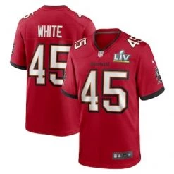 Fan Gear Nation Men's Tampa Bay Buccaneers Devin White Super Bowl LV Game Vapor Jersey Red