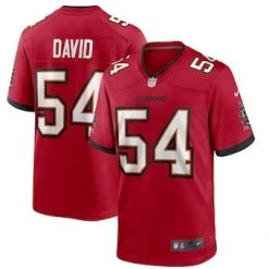 Fan Gear Nation Men's Tampa Bay Buccaneers Lavonte David Game Vapor Jersey Red