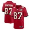 Fan Gear Nation Men's Tampa Bay Buccaneers Rob Gronkowski Super Bowl LV Game Vapor Jersey Red