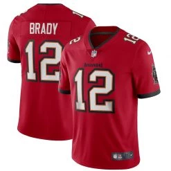 Fan Gear Nation Men's Tampa Bay Buccaneers Tom Brady Game Vapor Limited Jersey Red