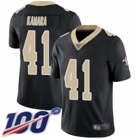 Fan Gear Nation Men's New Orleans Saints Alvin Kamara Vapor Untouchable Limited Player 100th Season Football Jersey Black 3 Fan Gear Nation Men's New Orleans Saints Alvin Kamara Vapor Untouchable Limited Player 100th Season Football Jersey Black
