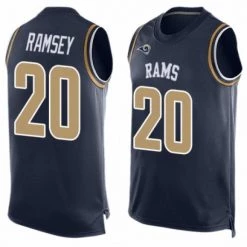 Fan Gear Nation Men's Los Angeles Rams Jalen Ramsey Limited Player Jersey Navy Blue