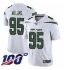 Fan Gear Nation Mens New York Jets Quinnen Williams Game Vapor Jersey White