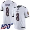 Fan Gear Nation Men's Baltimore Ravens Lamar Jackson Vapor Untouchable 100th Anniversary Jersey White