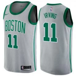 Fan Gear Nation Men's Boston Celtics Kyrie Irving City Edition Jersey Gray