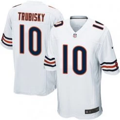 Fan Gear Nation Men's Chicago Bears Mitchell Trubisky Game Jersey White