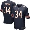 Fan Gear Nation Men's Chicago Bears Walter Payton Game Jersey Navy Blue