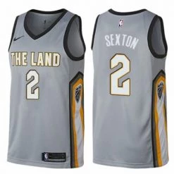 Fan Gear Nation Men's Cleveland Cavaliers Collin Sexton Swingman City Edition Jersey Gray