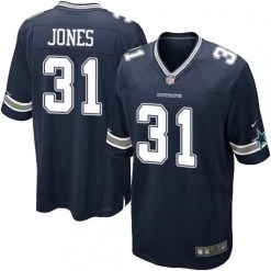 Fan Gear Nation Men's Dallas Cowboys Byron Jones Game Jersey Navy Blue