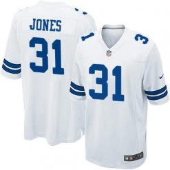 Fan Gear Nation Men's Dallas Cowboys Byron Jones Game Jersey White