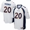 Fan Gear Nation Men's Denver Broncos Royce Freeman Game Jersey White