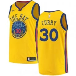 Fan Gear Nation Men's Golden State Warriors Stephen Curry City Edition Jersey Gold