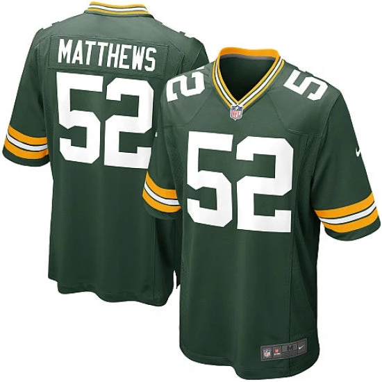 Fan Gear Nation Men's Green Bay Packers Clay Matthews Game Jersey Green 3 Fan Gear Nation Men's Green Bay Packers Clay Matthews Game Jersey Green