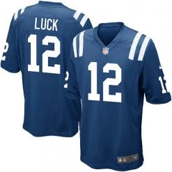 Fan Gear Nation Men's Indianapolis Colts Andrew Luck Game Jersey Royal Blue