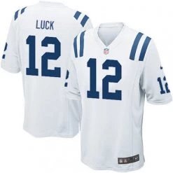 Fan Gear Nation Men's Indianapolis Colts Andrew Luck Game Jersey White