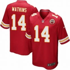 Fan Gear Nation Men's Kansas City Chiefs Sammy Watkins Game Jersey Red