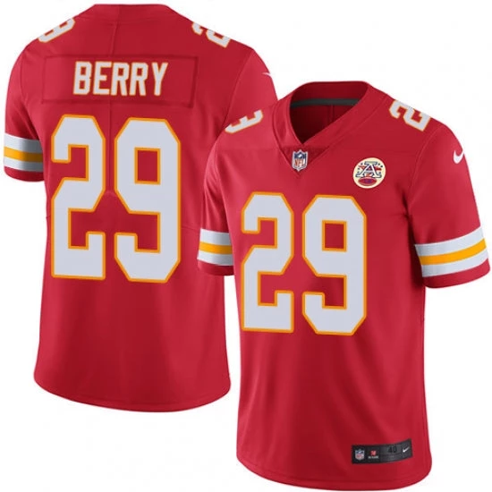 Fan Gear Nation Men's Kansas City Chiefs Eric Berry Limited Player Jersey Red