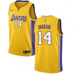 Fan Gear Nation Men's Los Angeles Lakers Brandon Ingram Swingman Jersey Icon Edition Gold