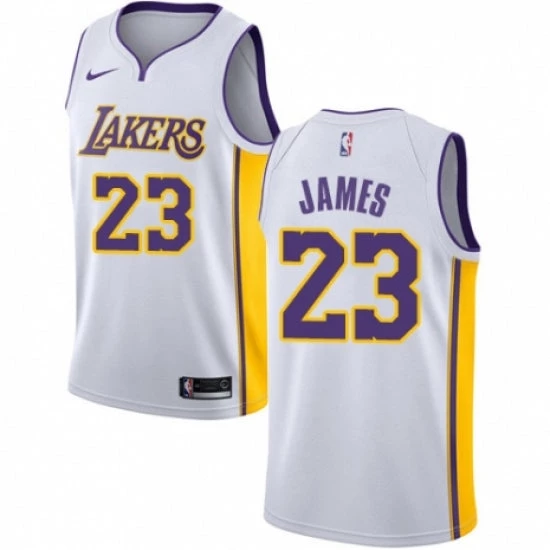 Fan Gear Nation Men's Los Angeles Lakers LeBron James Jersey Association Edition White 3 Fan Gear Nation Men's Los Angeles Lakers LeBron James Jersey Association Edition White