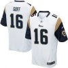 Fan Gear Nation Men's Los Angeles Rams Jared Goff Game Jersey White