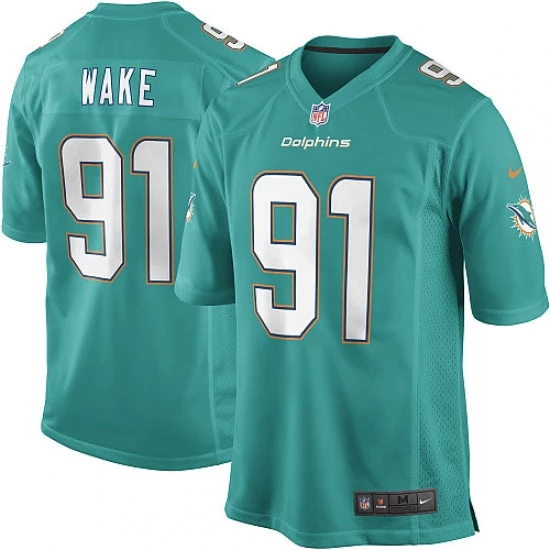 Fan Gear Nation Men's Miami Dolphins Cameron Wake Game Jersey Aqua Green 3 Fan Gear Nation Men's Miami Dolphins Cameron Wake Game Jersey Aqua Green