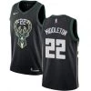 Fan Gear Nation Men's Milwaukee Bucks Khris Middleton Alt Jersey Statement Edition Black