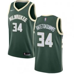 Fan Gear Nation Men's Milwaukee Bucks Giannis Antetokounmpo Jersey Icon Edition Green