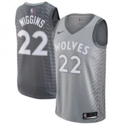 Fan Gear Nation Men's Minnesota Timberwolves Andrew Wiggins City Edition Jersey Gray