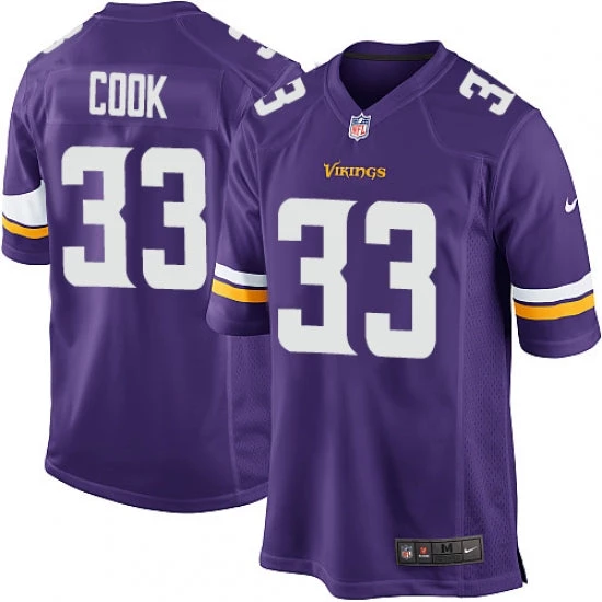 Fan Gear Nation Men's Minnesota Vikings Dalvin Cook Game Jersey Purple 3 Fan Gear Nation Men's Minnesota Vikings Dalvin Cook Game Jersey Purple