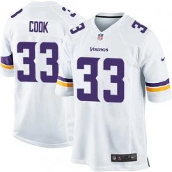 Fan Gear Nation Men's Minnesota Vikings Dalvin Cook Game Jersey White